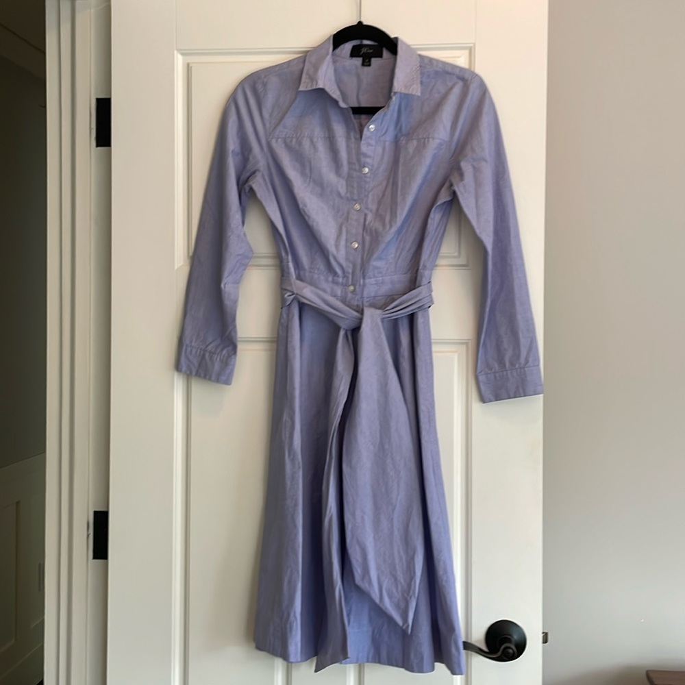 J Crew cotton shirt dress size 4